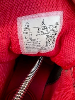 Nike Sneaker Air Jordan 1 Mid Schwarz Rot Weiss ·Gr 44· Herren Retro Basketball Schuhe