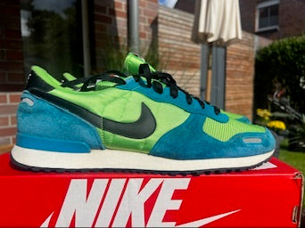 Nike Sneaker Air Vortex VNTG Gruen ·Gr 46· Herren Retro Running Originals Sportschuhe
