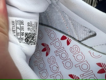 Adidas Sneaker Samba Classic Weiss Rot ·Gr 46· Herren Retro Originals Streetwear