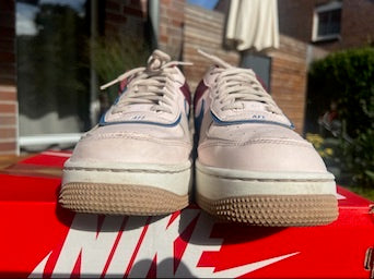 Nike Air Force 1 Shadow | Rosa/Stein/Rot | Größe: 42 EU