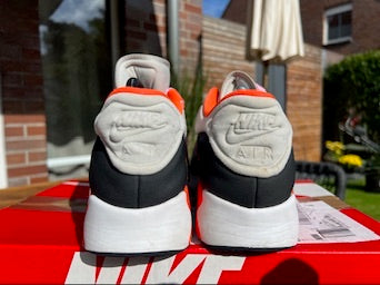 Nike Air Max 90 Ultra SE | Grau-Rot | Größe 42,5 EU