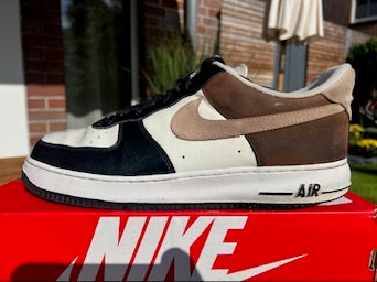 Nike Sneaker Air Force 1 Low 07 Mokkabraun ·Gr 46· Herren Retro Originals Streetwear