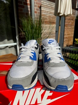 Nike Air Max 90 Recraft Royal | Weiß/Blau | Größe: 45,5 EU