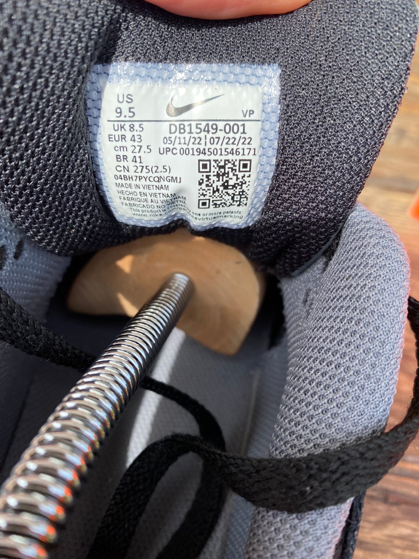 Nike Air Structure Triax 91 Schwarz Smoke Grau