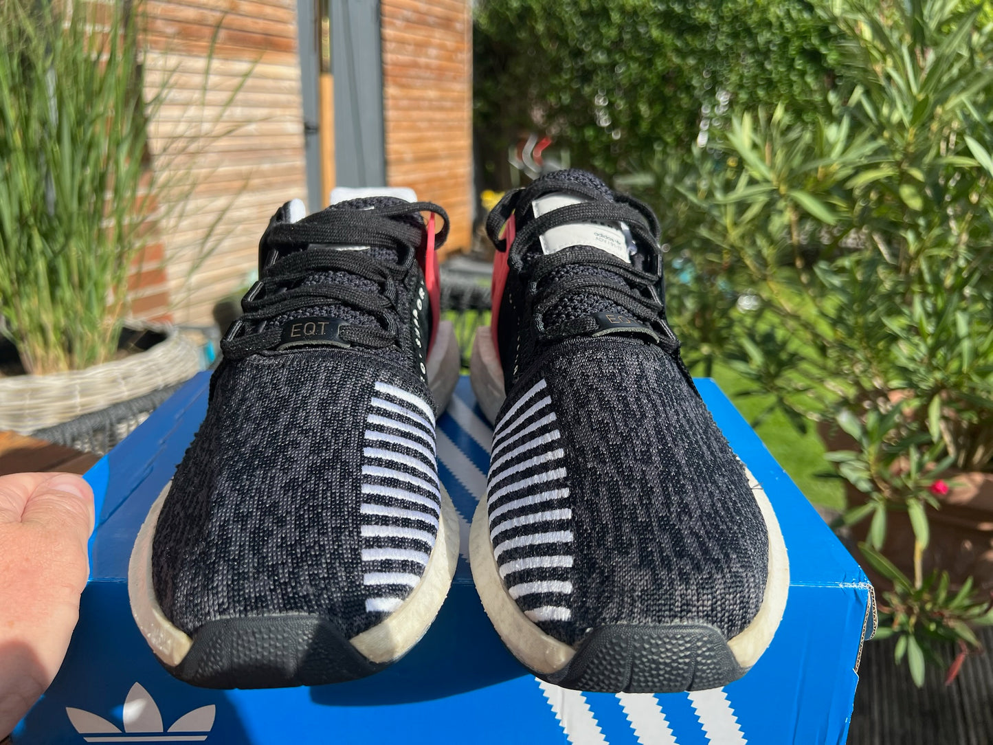 Adidas Sneaker EQT Support 9317 Schwarz Rot ·Gr 46· Herren Retro Running Originals