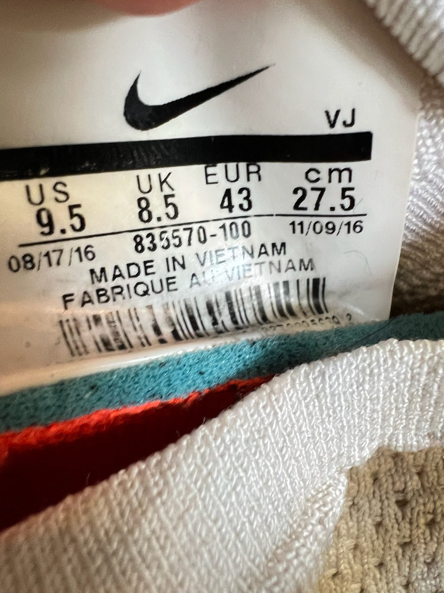 Nike Sneaker Air Presto Weiss ·Gr 43· Herren Running Retro Originals Sportschuhe