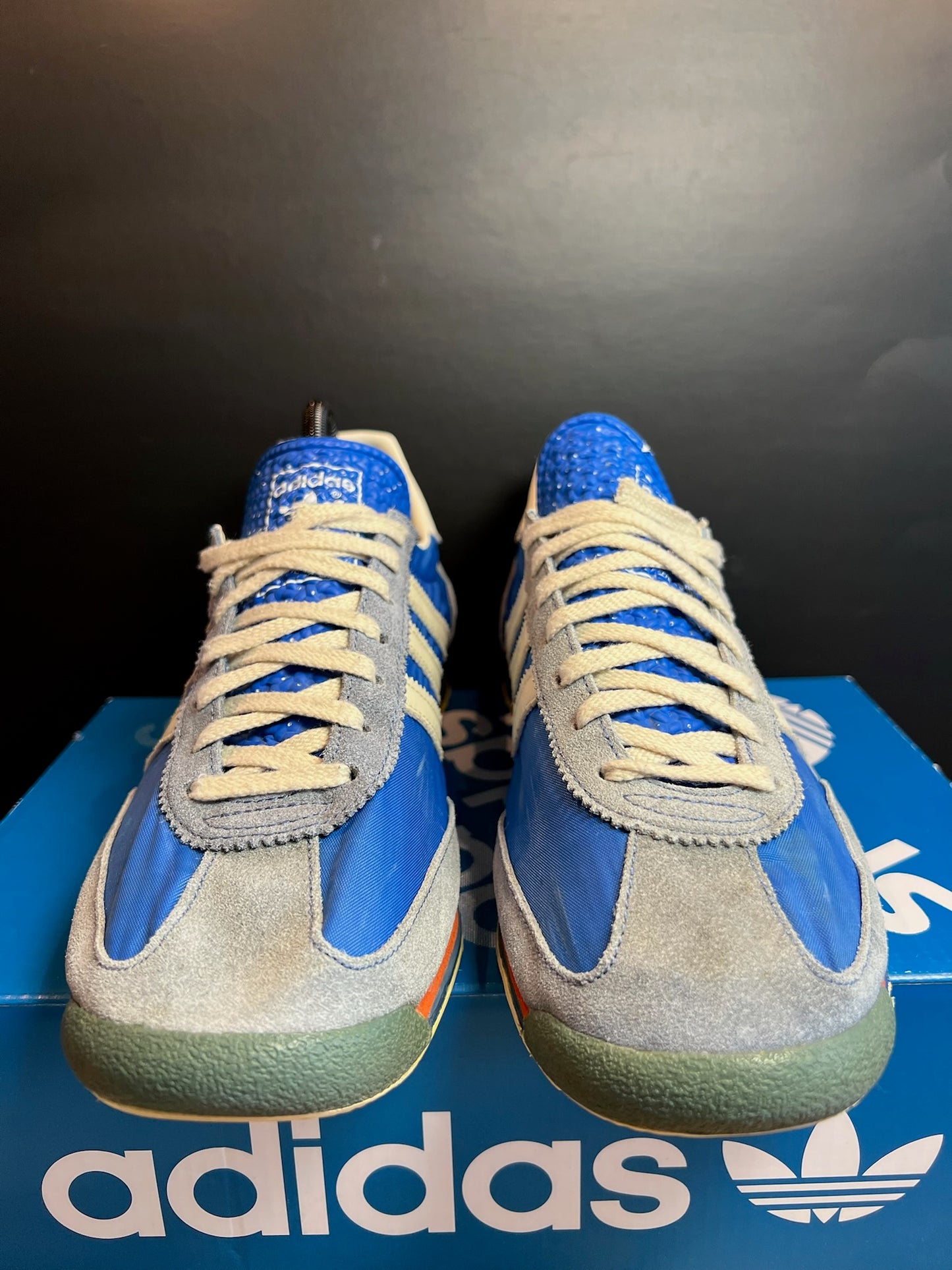 Adidas Sneaker SL72 Blau ·Gr 44· Herren Retro Originals Running Sportschuhe