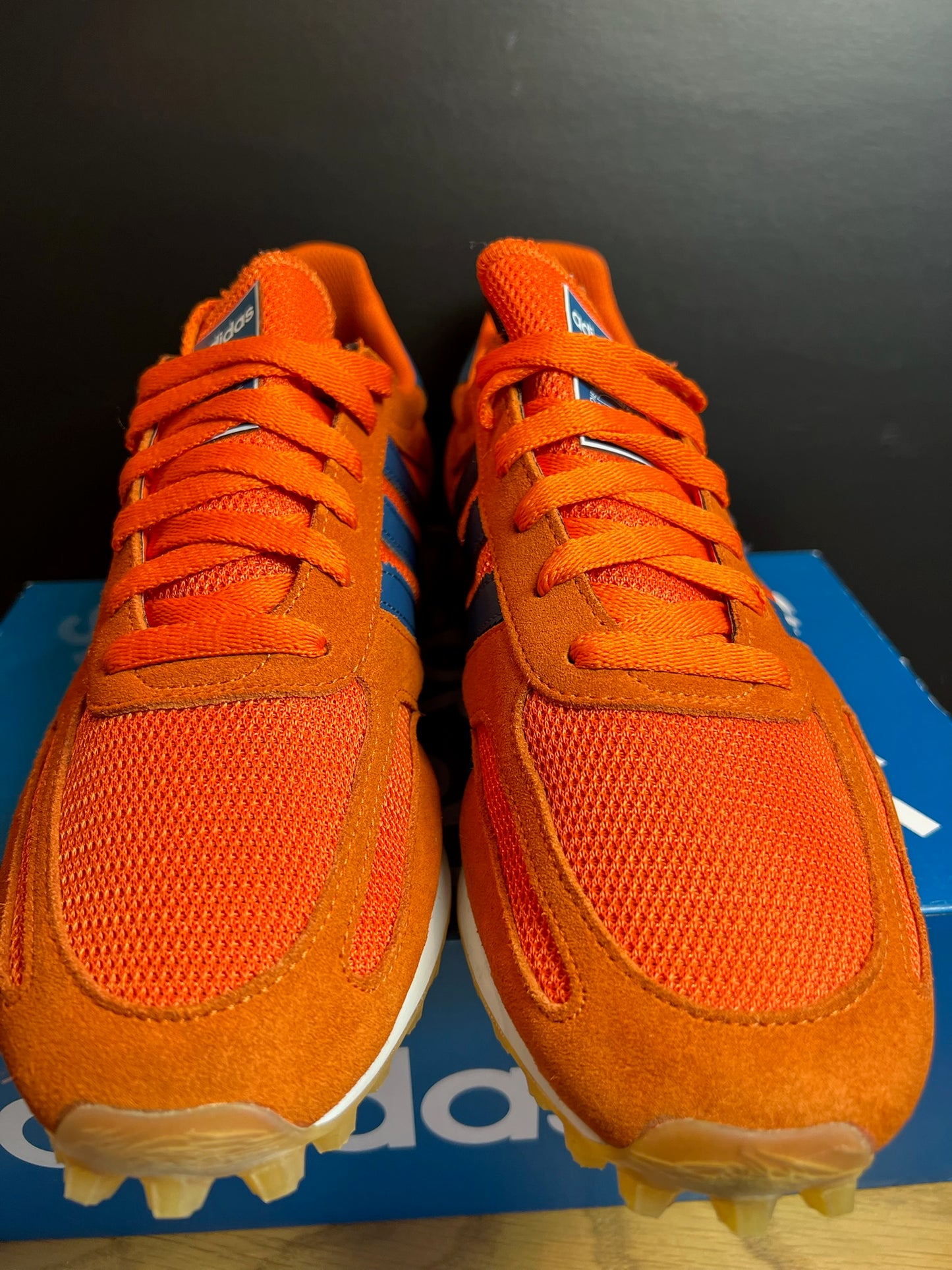 Adidas LA Trainer | Orange/Blau | Größe 44 2/3