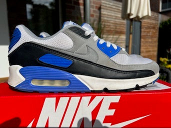 Nike Air Max 90 Recraft Royal | Weiß/Blau | Größe: 45,5 EU