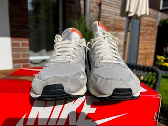 Nike Sneaker Air Vortex Grau ·Gr 42,5· Herren Retro Running Originals Sportschuhe