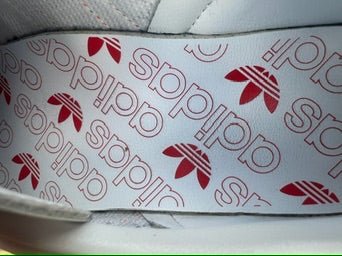 Adidas Sneaker Samba Classic Weiss Rot ·Gr 46· Herren Retro Originals Streetwear