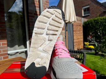 Nike Air Max 90 Ultra SE | Grau-Rot | Größe 42,5 EU