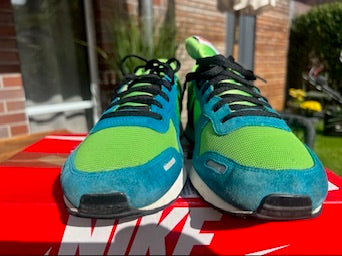 Nike Sneaker Air Vortex VNTG Gruen ·Gr 46· Herren Retro Running Originals Sportschuhe