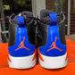 Nike Jordan Flightclub 91 Schwarz Orange Blau / GR 41