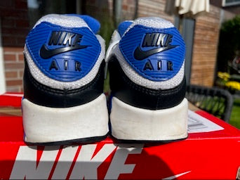 Nike Air Max 90 Recraft Royal | Weiß/Blau | Größe: 45,5 EU