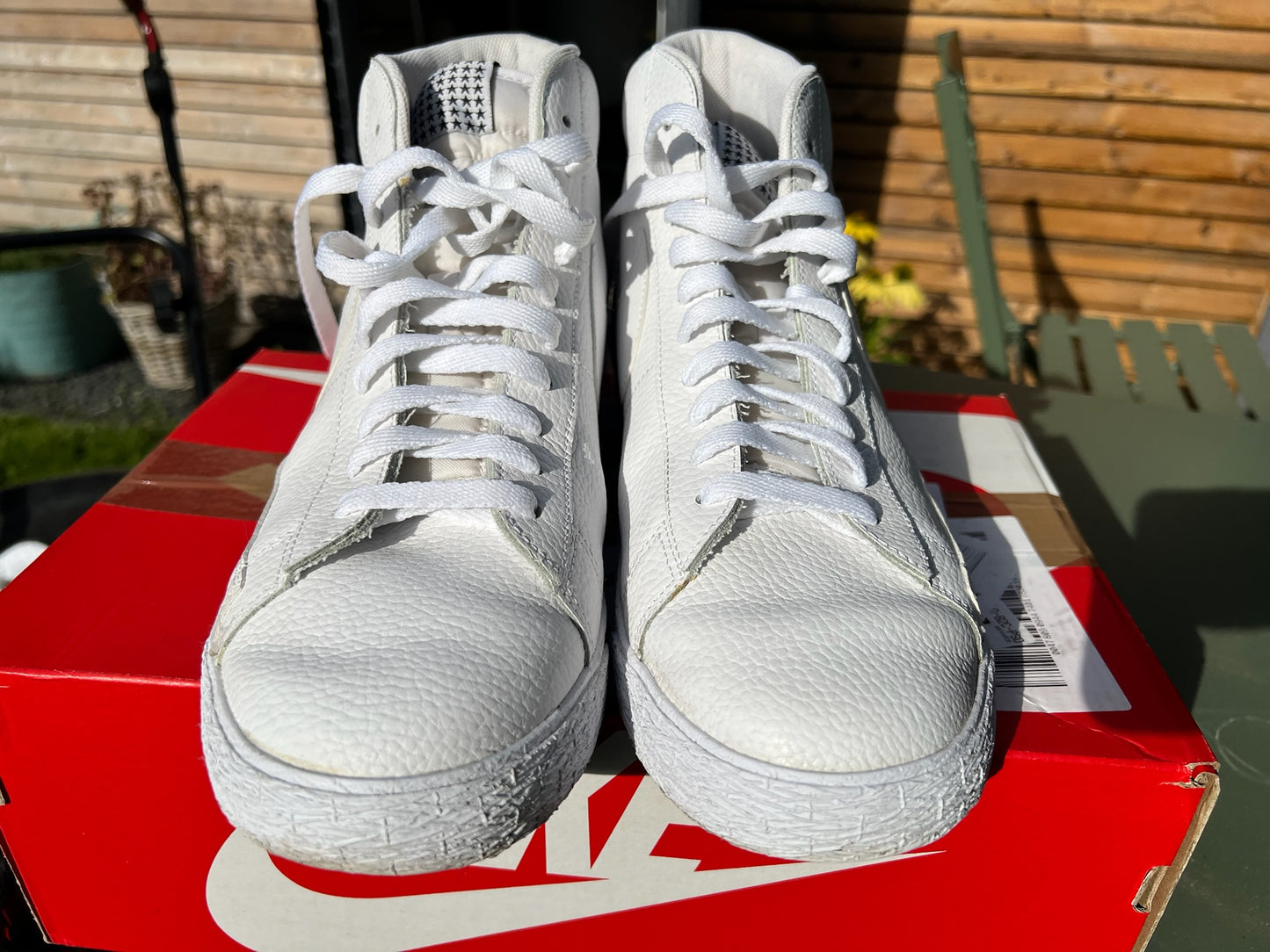 Nike Sneaker Blazer Weiss ·Gr 47· Herren Retro Basketball Originals Streetwear Schuhe