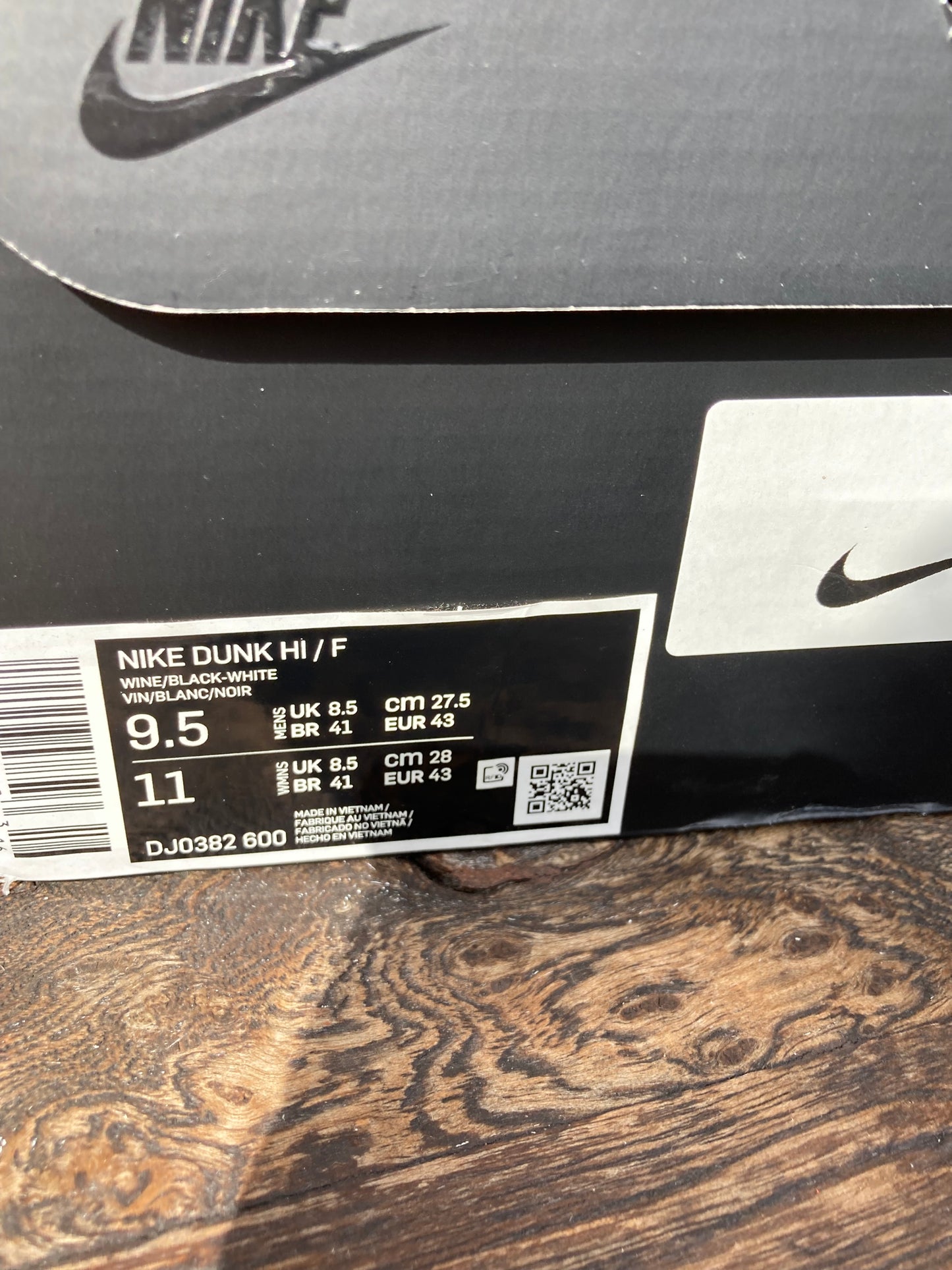 Nike Dunk High Fragment Peking mit Original Box (2021) / GR 43