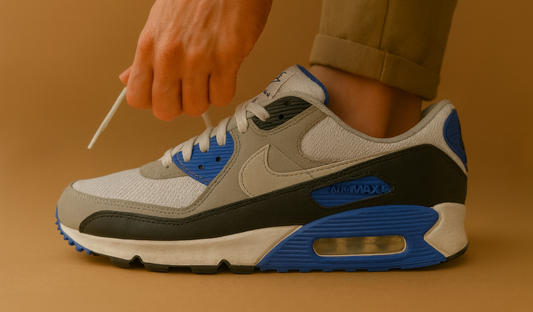 Nike Air Max 90 Recraft Royal | Weiß/Blau | Größe: 45,5 EU