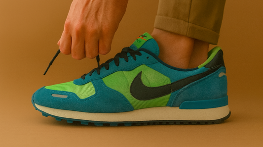 Nike Sneaker Air Vortex VNTG Gruen ·Gr 46· Herren Retro Running Originals Sportschuhe