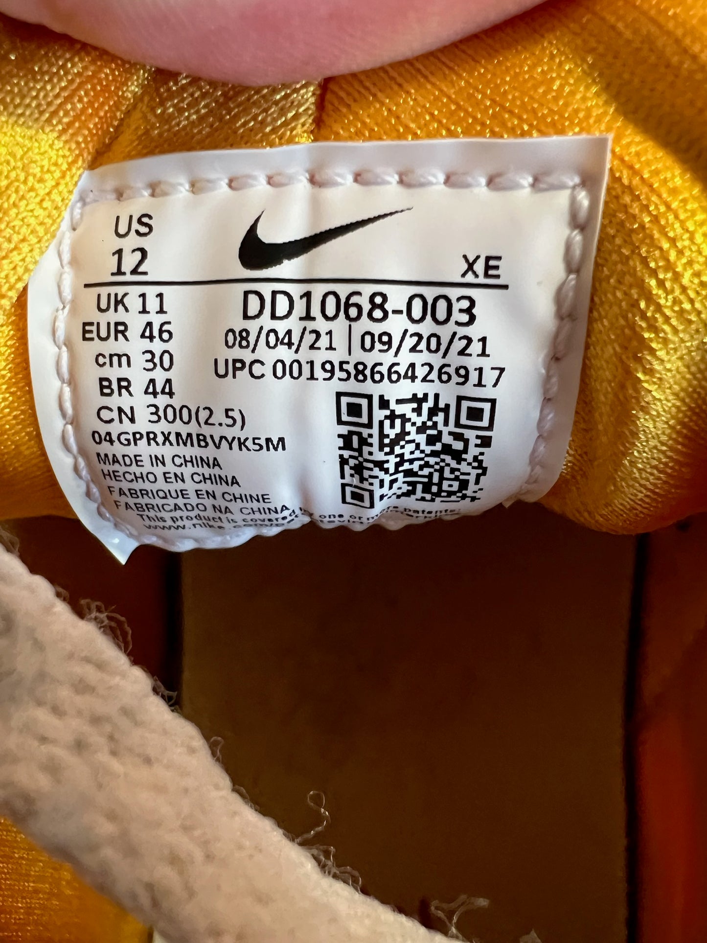 Nike Sneaker Air Huarache Beige Pink Gold ·Gr 46· Herren Retro Running Originals Schuhe