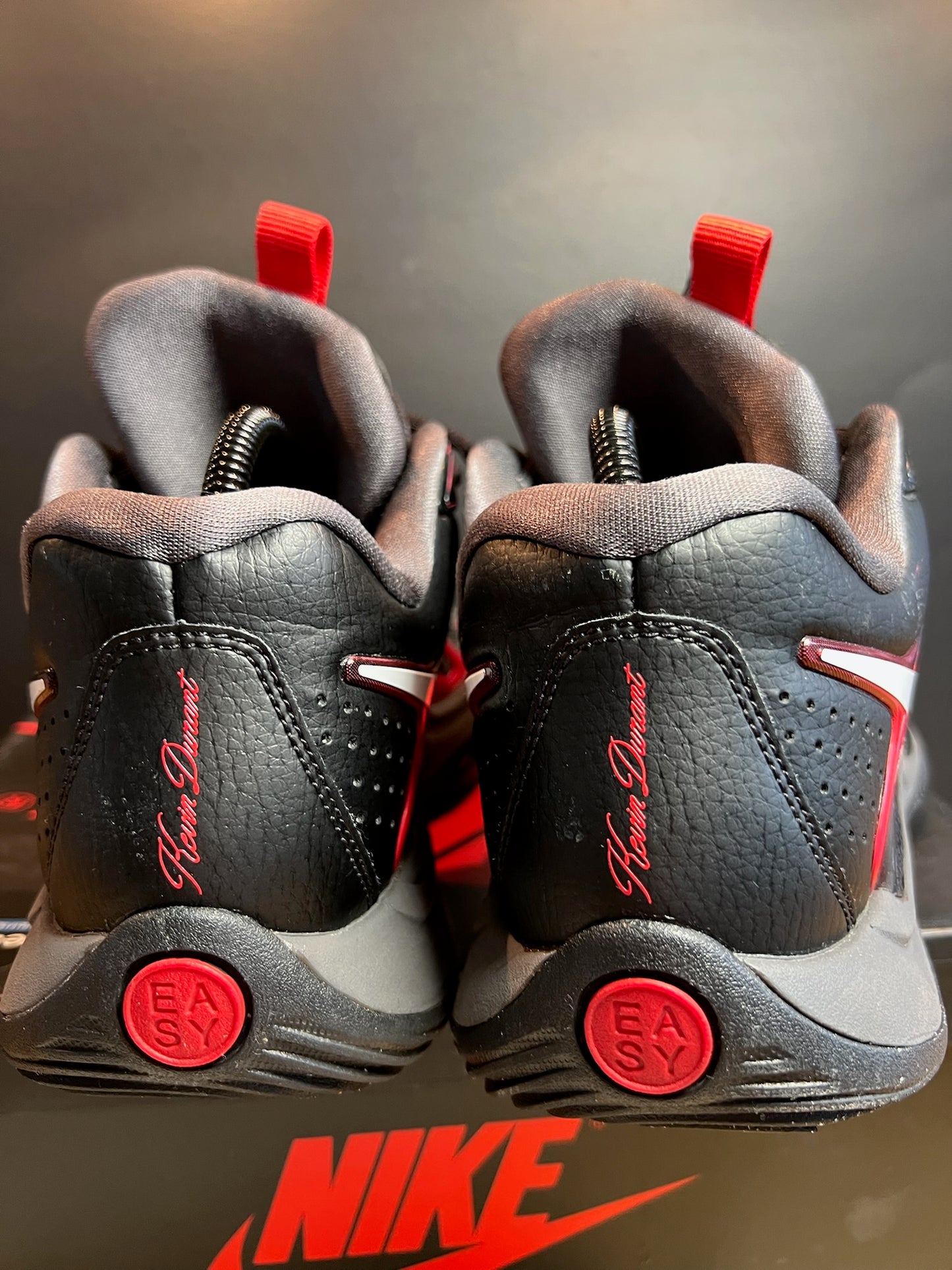 Nike Sneaker KD 17 Schwarz Rot ·Gr 42· Herren Basketball Performance Sportschuhe