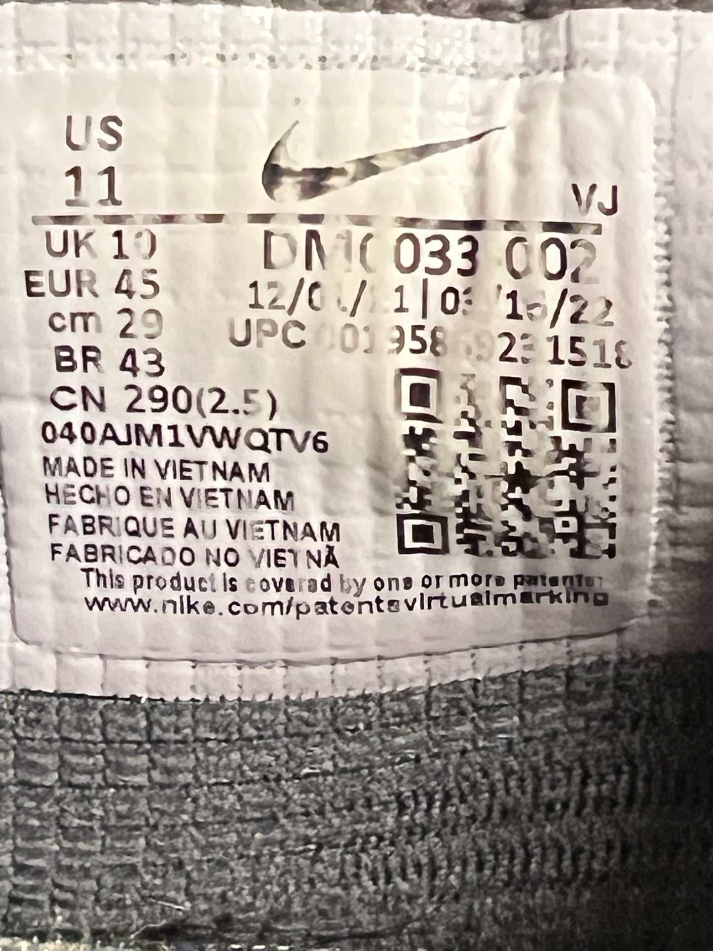 Nike Sneaker Air Max 90 Terrascape Schwarz Weiss ·Gr 45· Herren Retro Running Schuhe