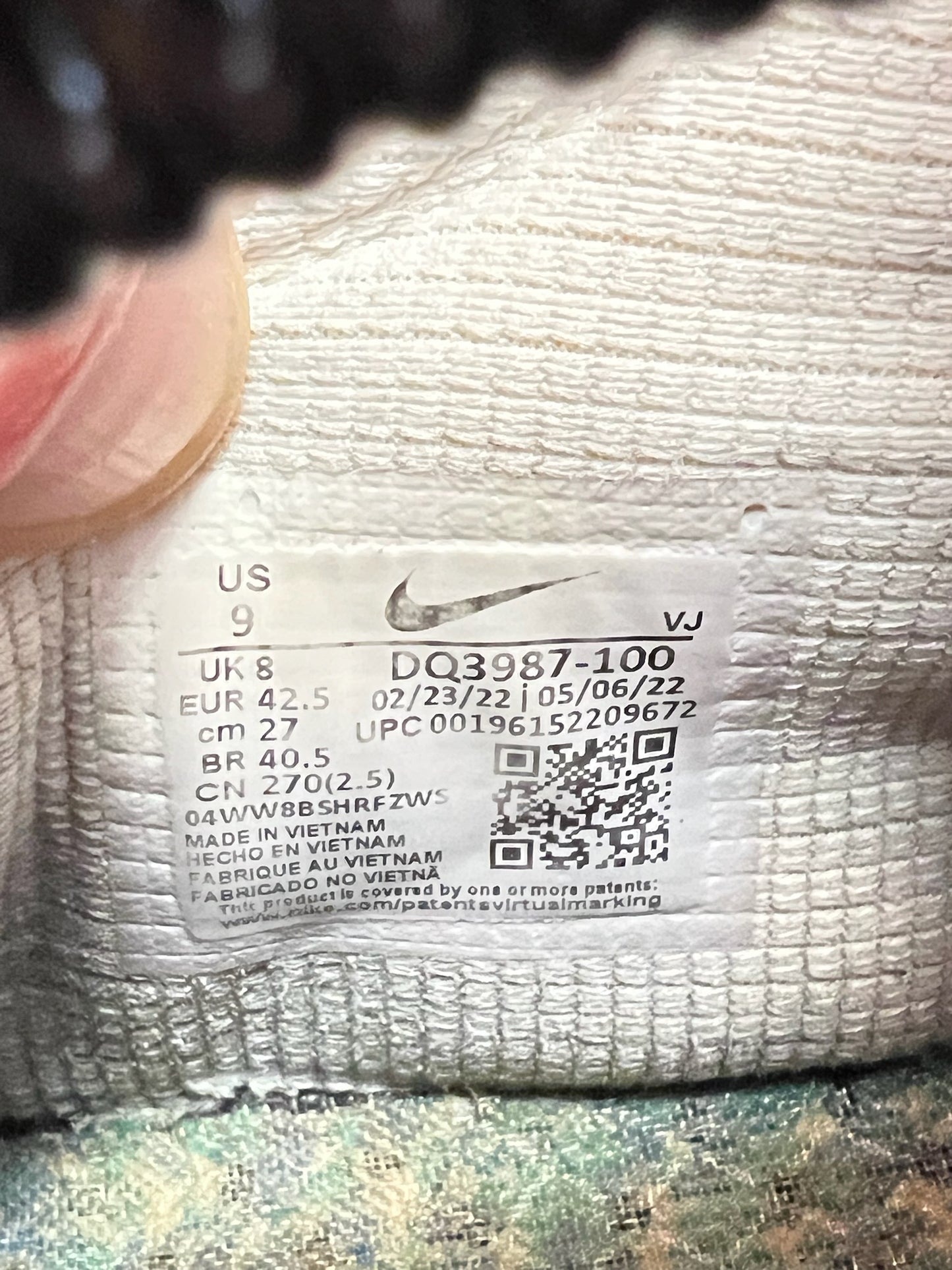 Nike Sneaker Air Max Terrascape 90 Weiss Grau Rot ·Gr 42,5· Herren Retro Running