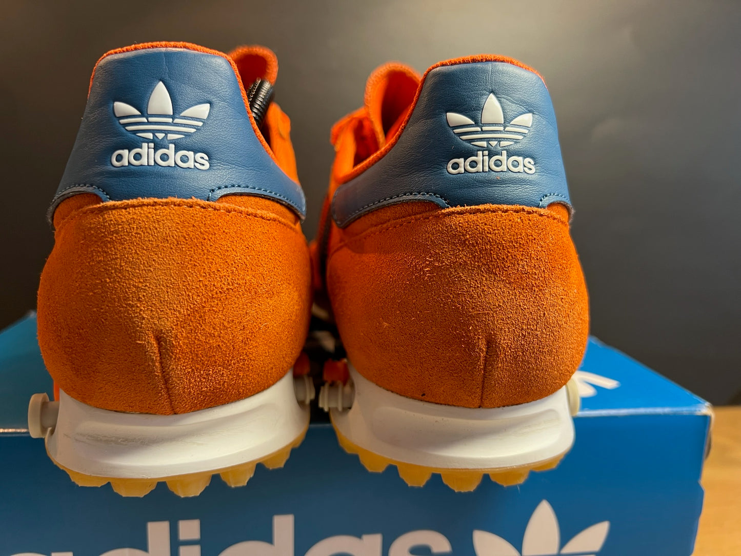 Adidas LA Trainer | Orange/Blau | Größe 44 2/3