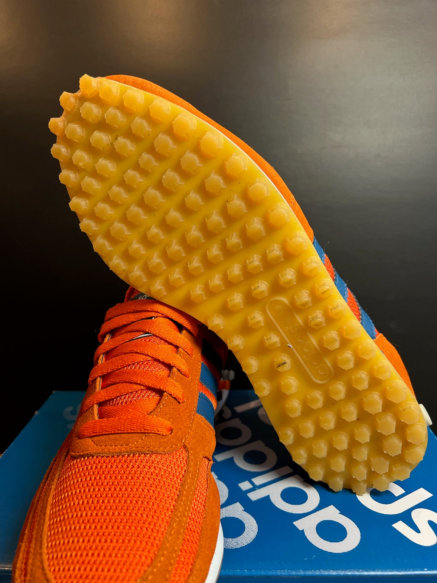Adidas LA Trainer | Orange/Blau | Größe 44 2/3