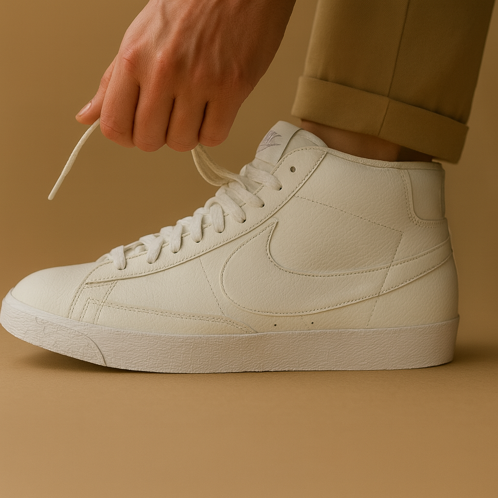 Nike Sneaker Blazer Weiss ·Gr 47· Herren Retro Basketball Originals Streetwear Schuhe